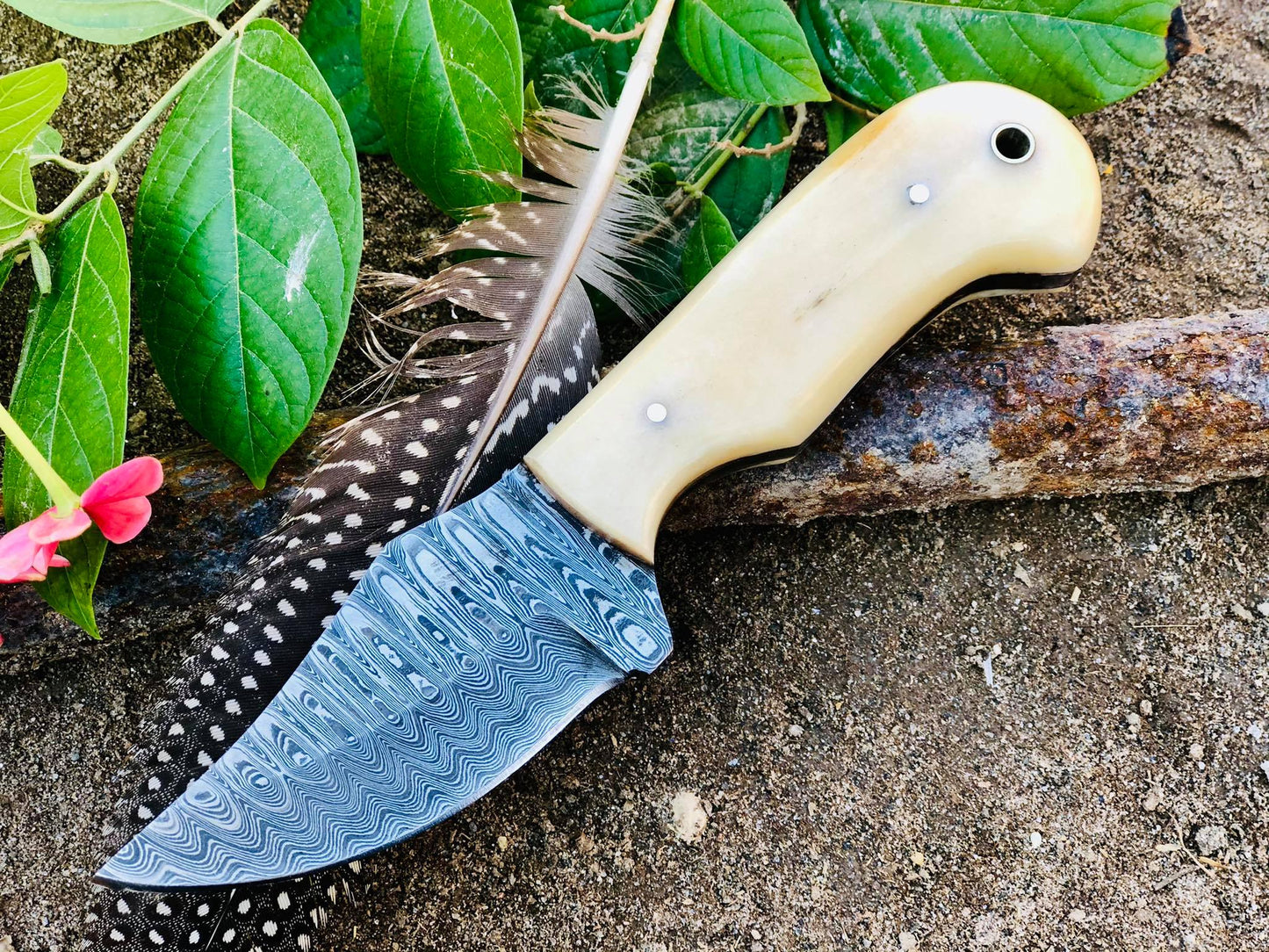 Damascus Skinning Knife