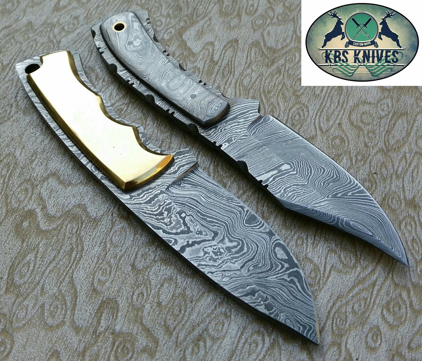 Hand Made Damascus Skinning Knives