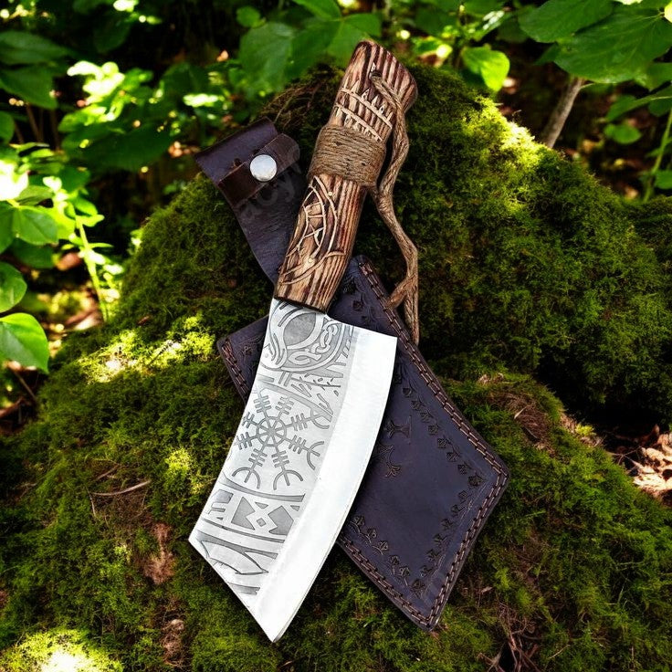 Cleaver Butcher Knife – Norse Raider Custom Handmade