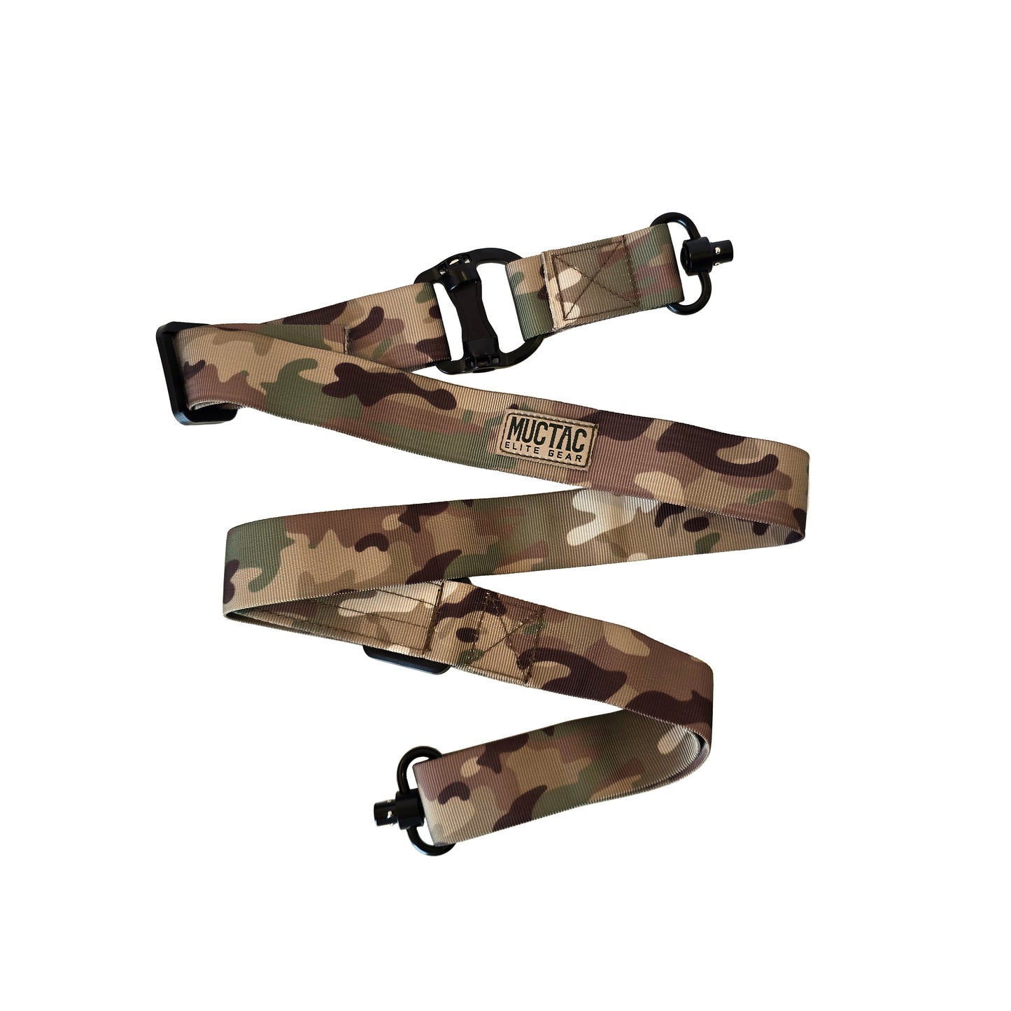 MUCTAC Elite Convertible 2 to 1 Point Rifle Sling QD Swivels 1000D Nylon