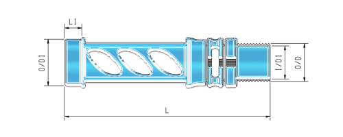 Seaguide Aluminum Fly Reel Seat Model EFS