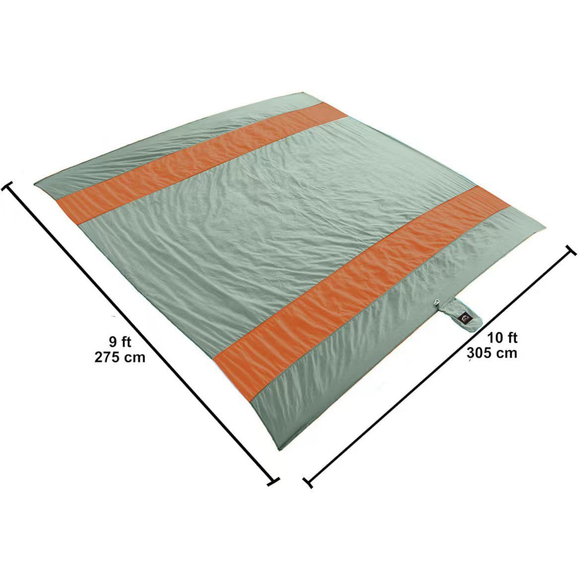 Hangout Blanket Green/ Orange