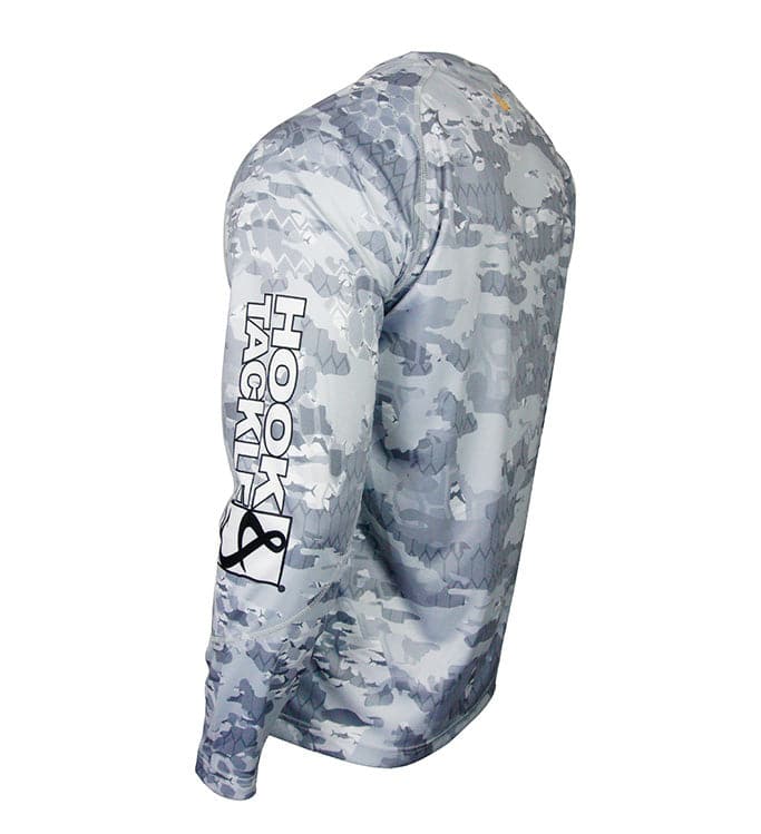 Fractal Camo Waves UV Fishing Shirt (8-20)