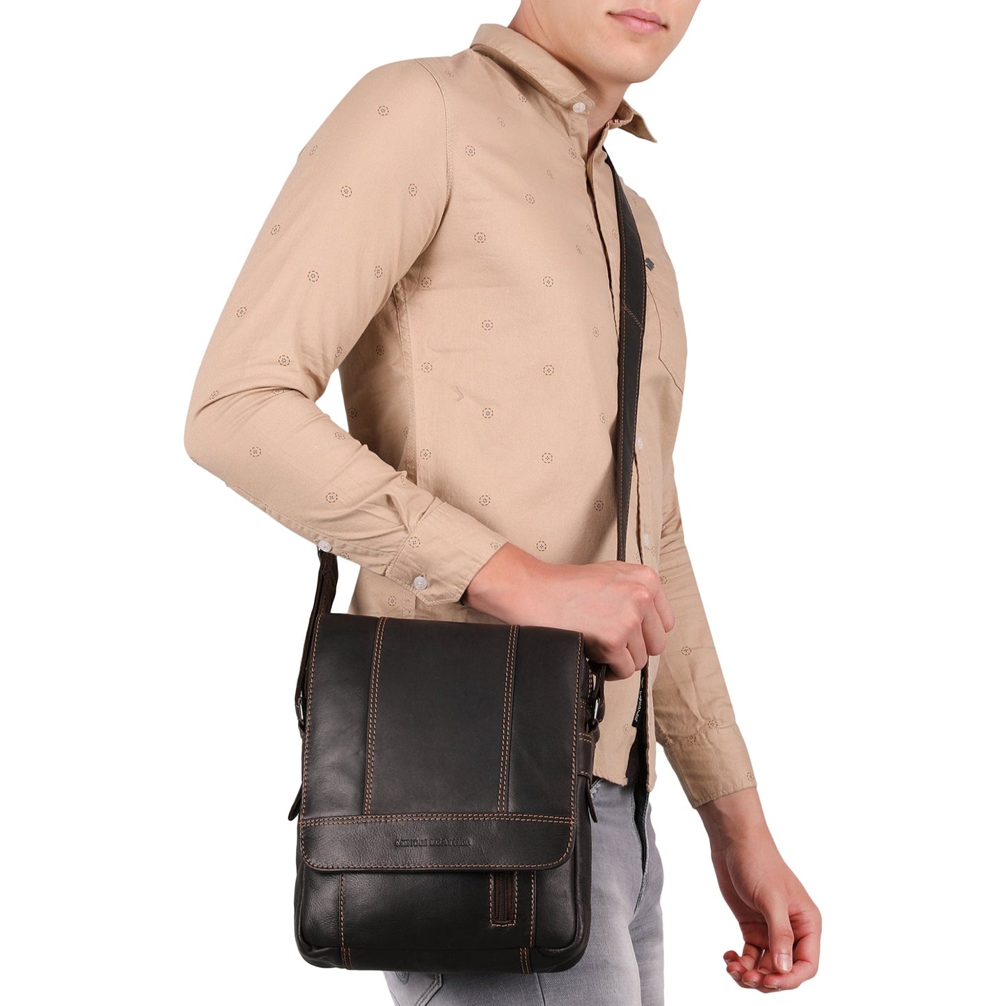 Boulder Messenger Bag Brown