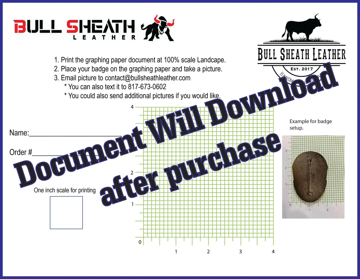 Federal Badge Wallet Small - Black