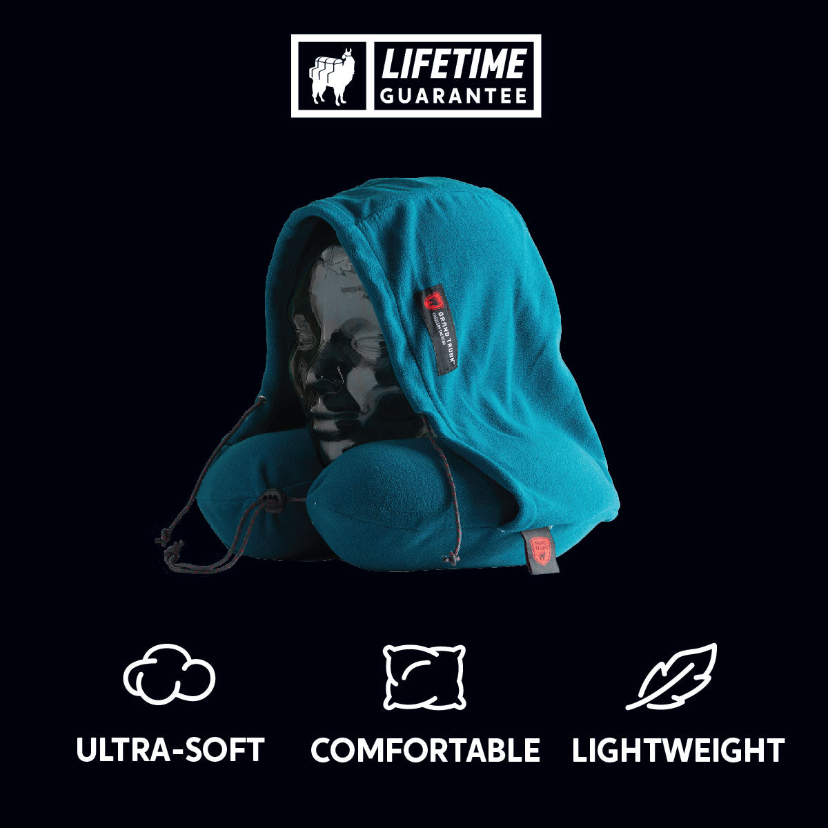 Grand Trunk Hooded Travel Neck Pillow