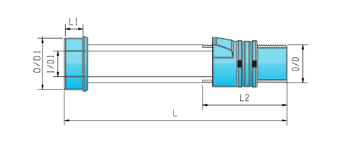 Seaguide Aluminum Fly Reel Seat Model VFS
