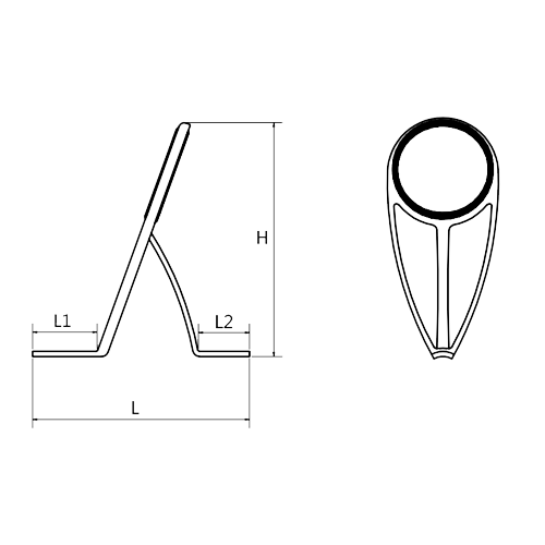 SEAGUIDE Titanium Double-foot Guide TiXQHG