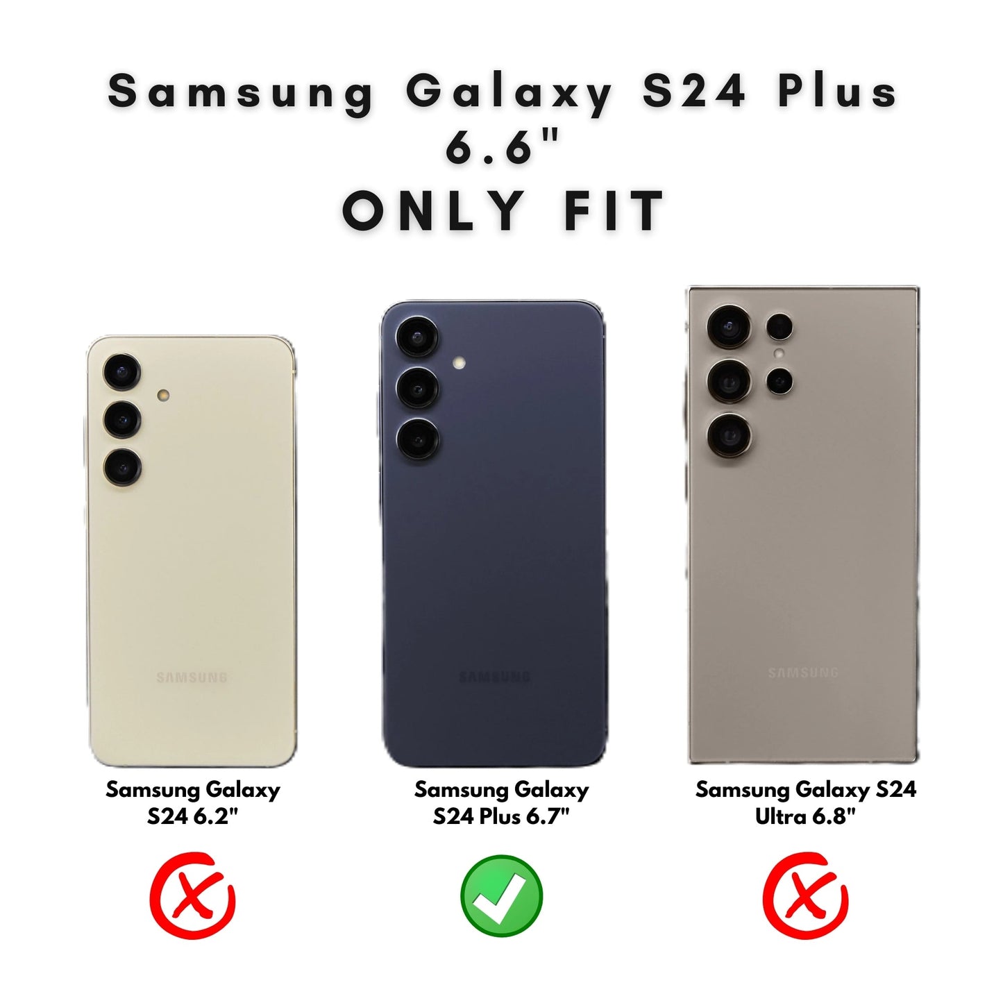 Buffalo Leather Samsung Galaxy S24 Plus Wallet with Detachable Case