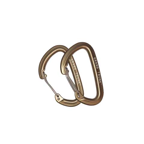 Aluminum Wiregate Carabiners (Pair)