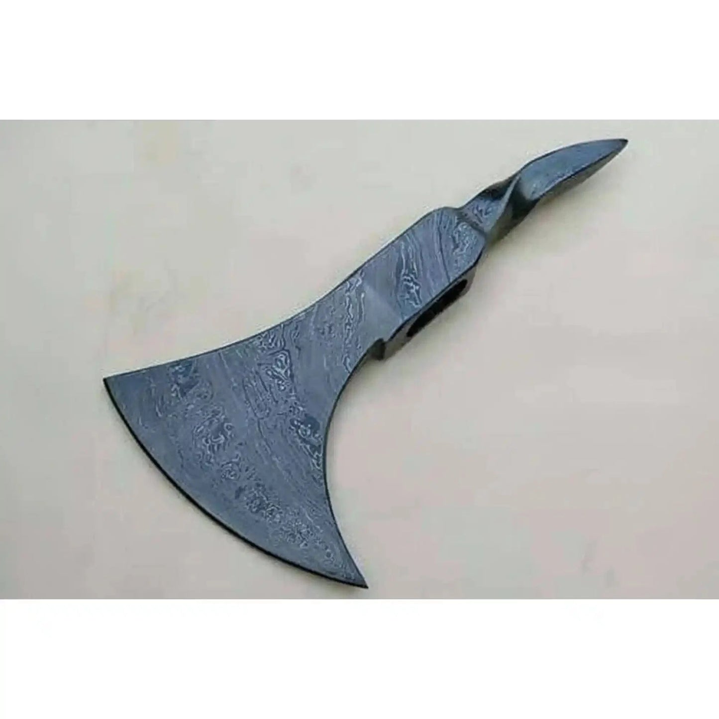 Custom Handmade Damascus Steel Tomhawk Viking Axe Head 10" long