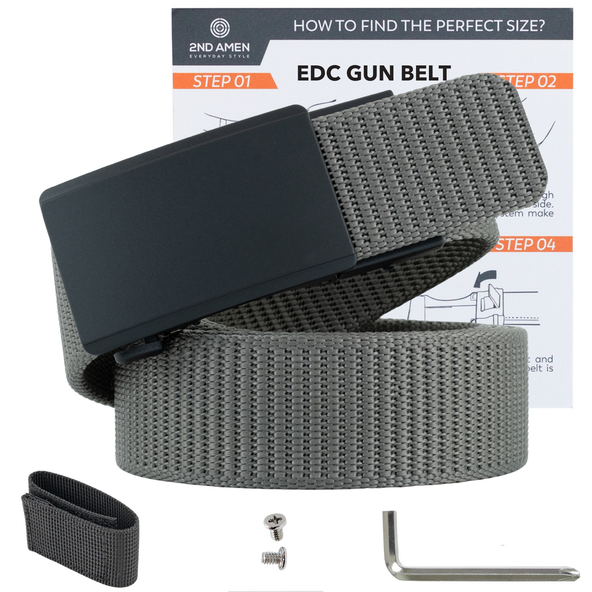 Force 1.0 EDC Belt 1.5" Width Ballistic Nylon for Everyday Carry