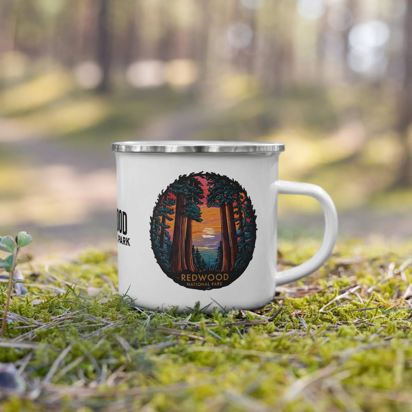 Redwood National Park Durable Enamel Camp Mug