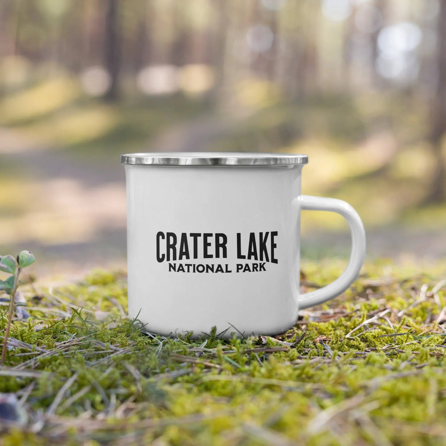 Crater Lake National Park Durable Enamel Camp Mug