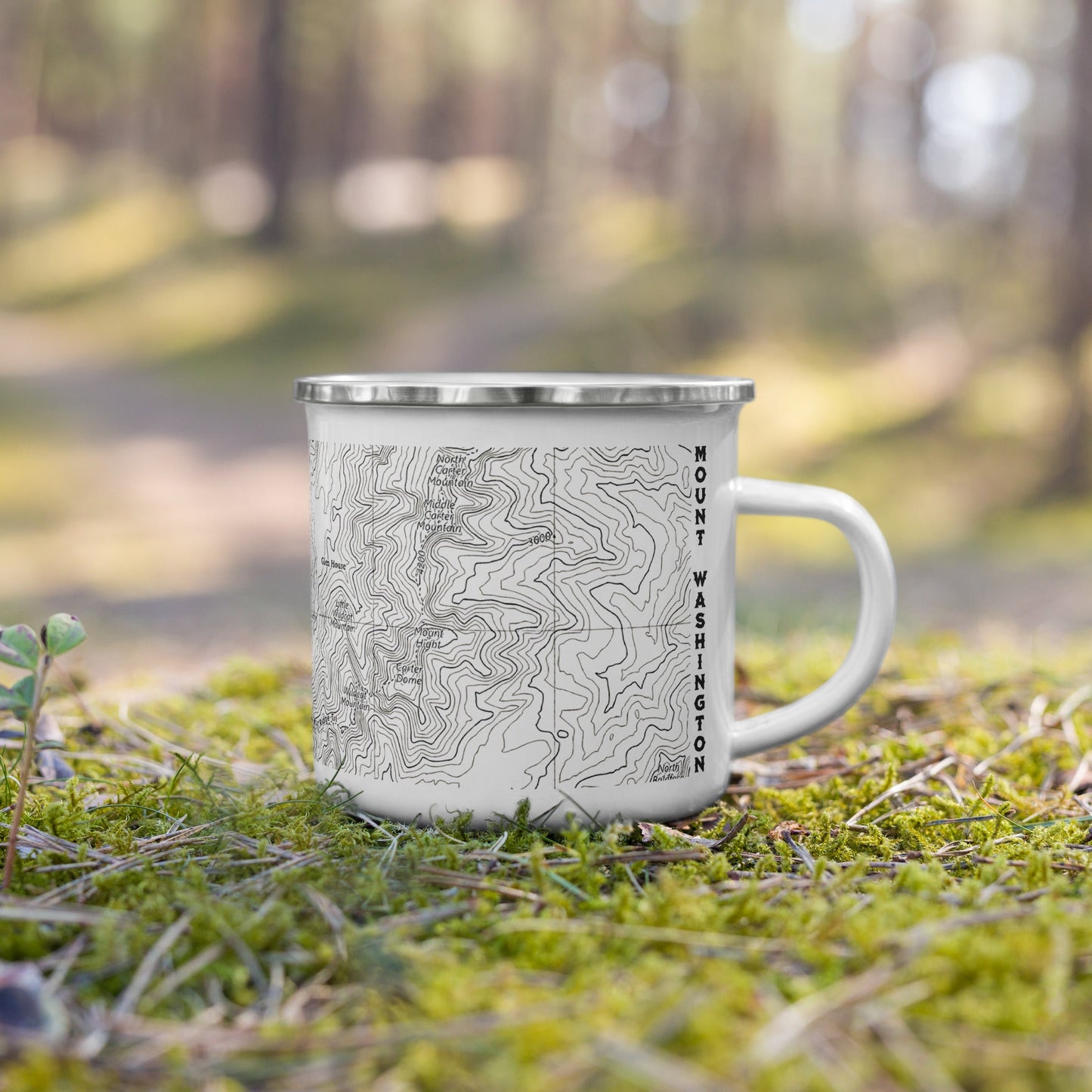 Mount Washington Topographic Durable Camp Mug Presidential Range