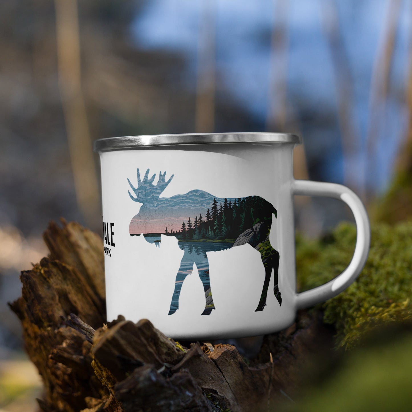 Isle Royale National Park Moose Camp Mug