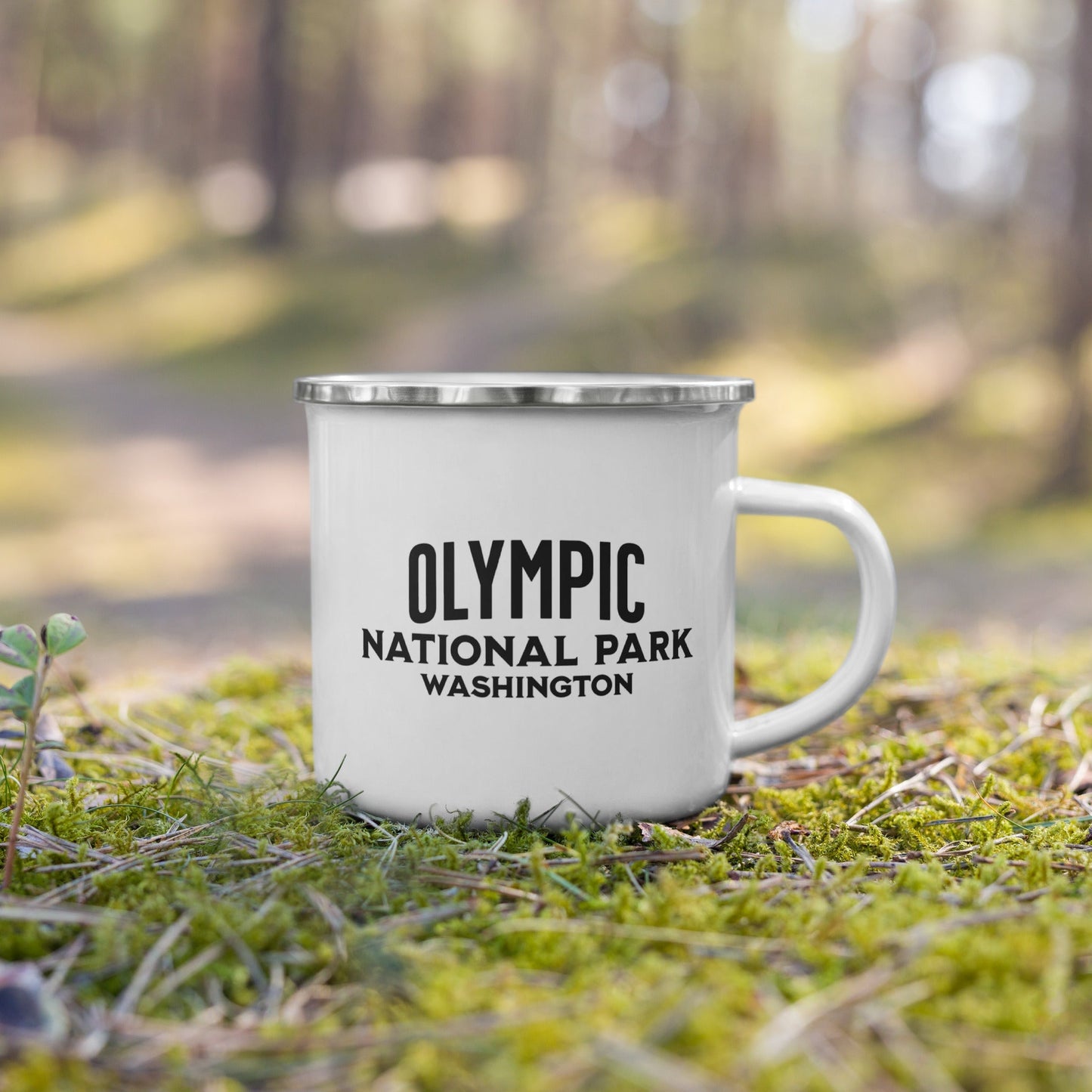 Olympic National Park Sign Camp Mug