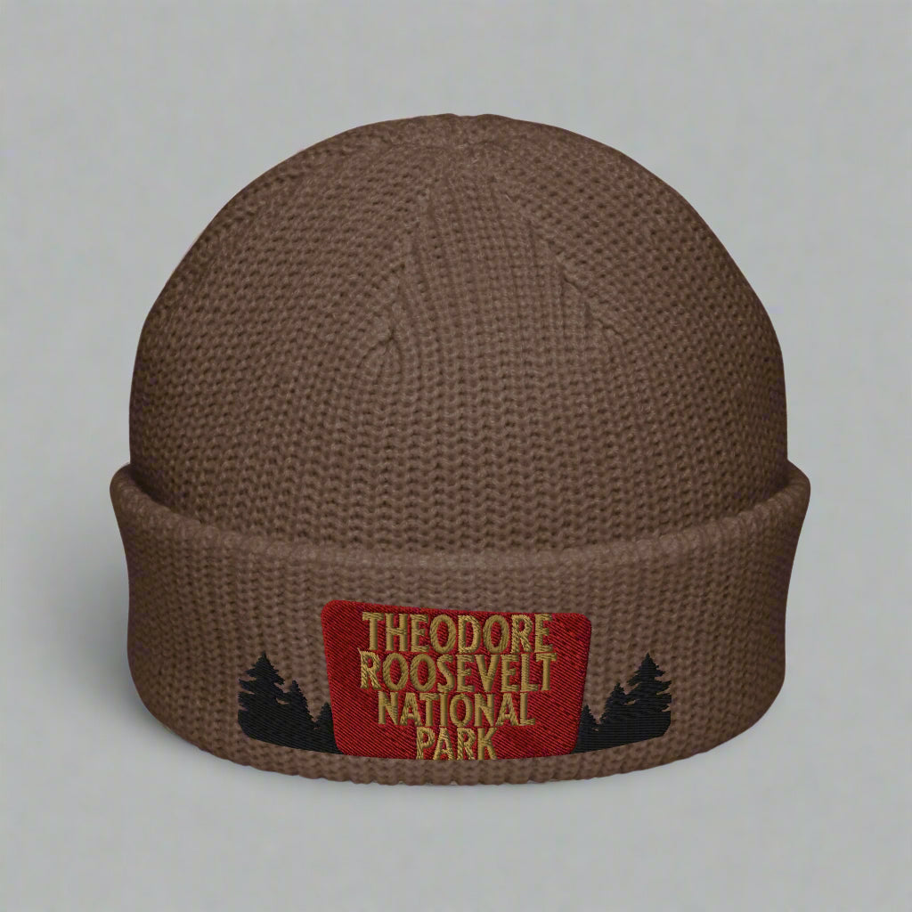 Theodore Roosevelt National Park Embroidered Wharf Beanie