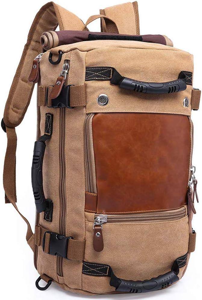 Canvas Travel Backpack – Convertible 30L Multi-Function Design