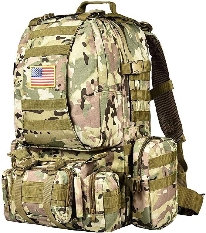 Carry-All Military Tactical Backpack – 60L Modular Gear Pack