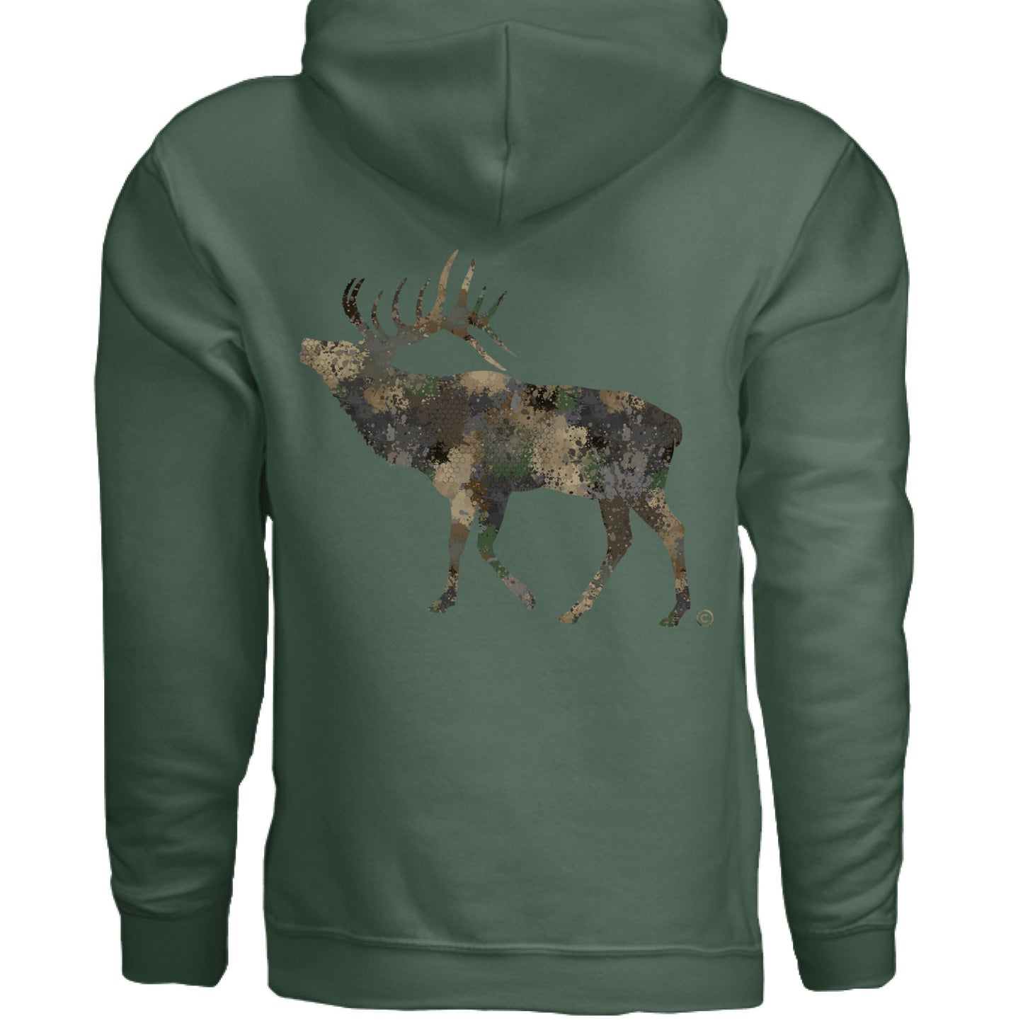 Forest Splash Burst Camo Elk Sweatshirt