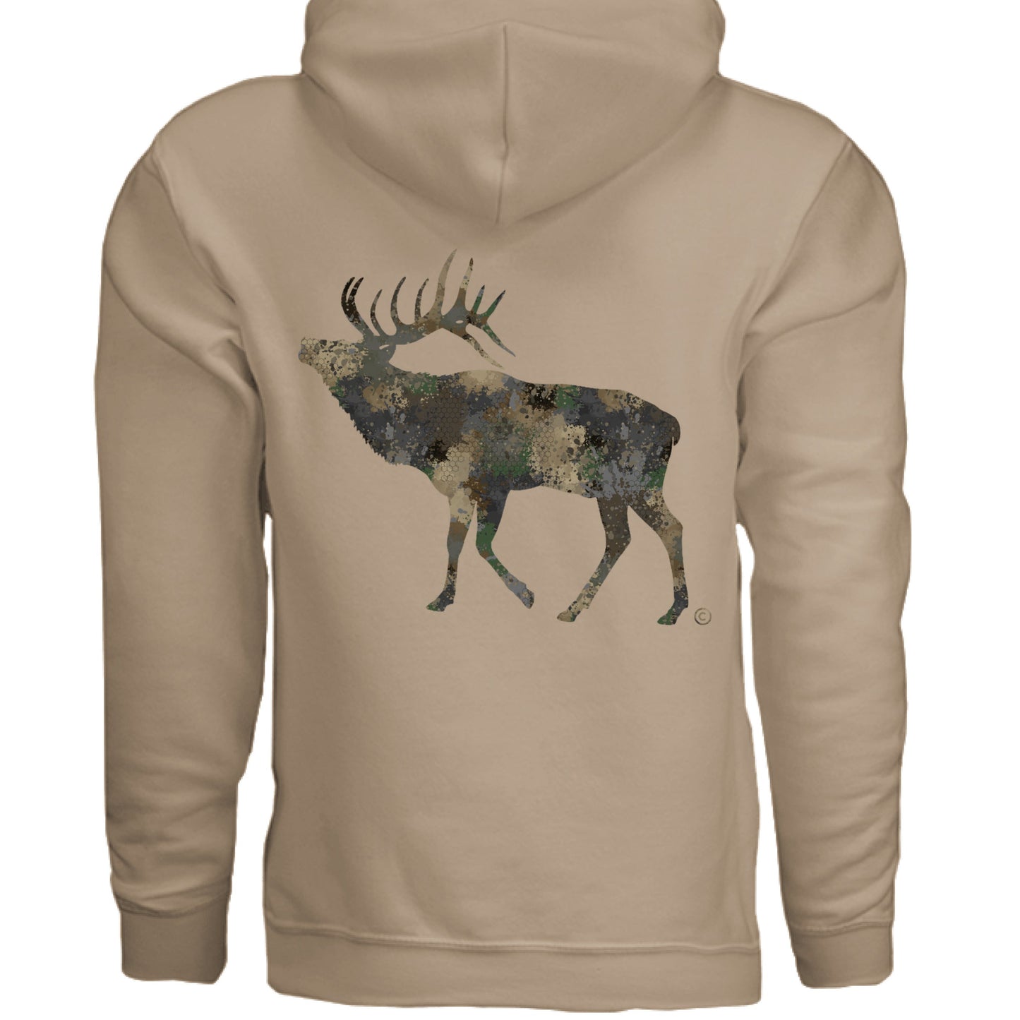 Forest Splash Burst Camo Elk Sweatshirt