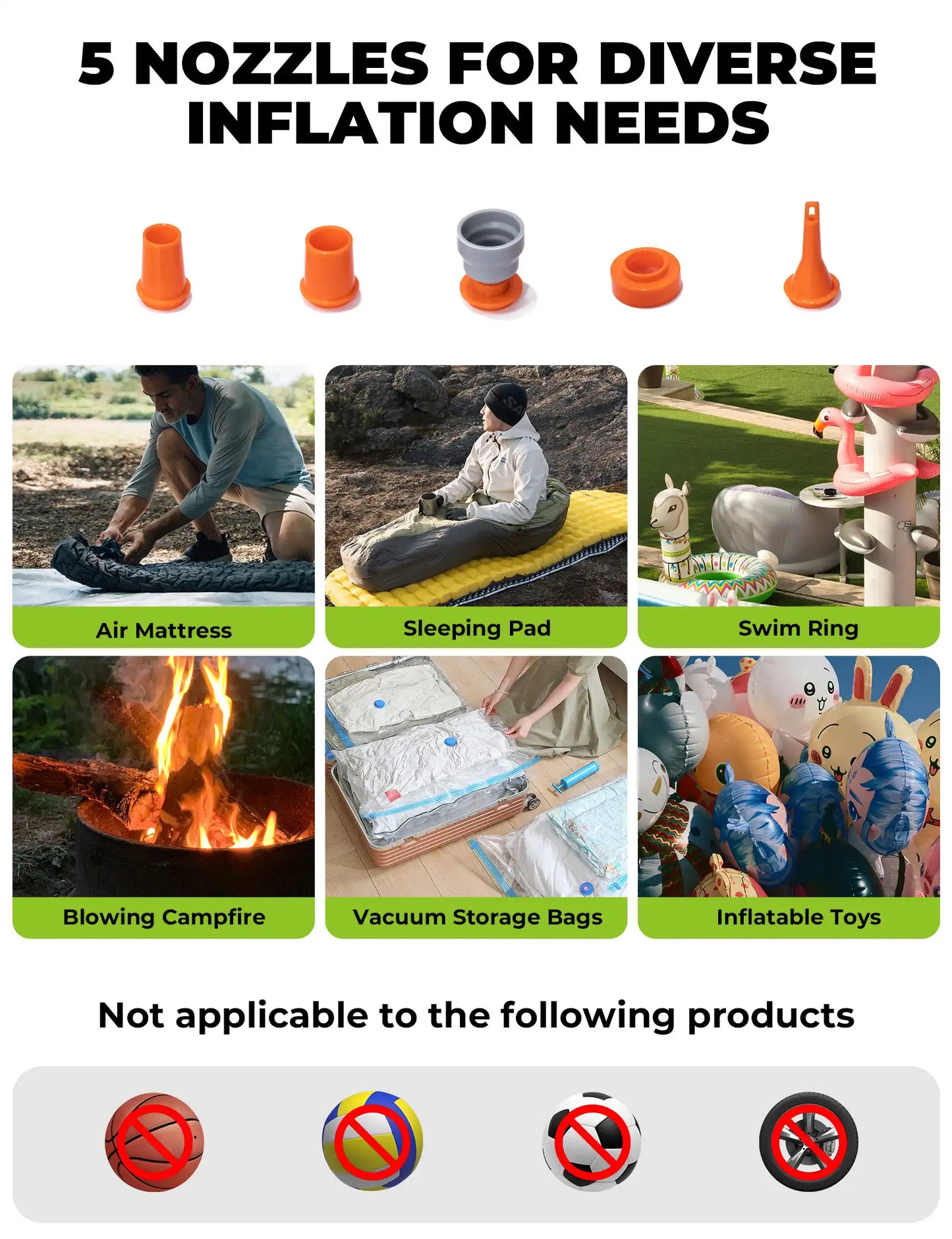 4.2 kPa Mini Air Pump with 800 mAh Battery & LED