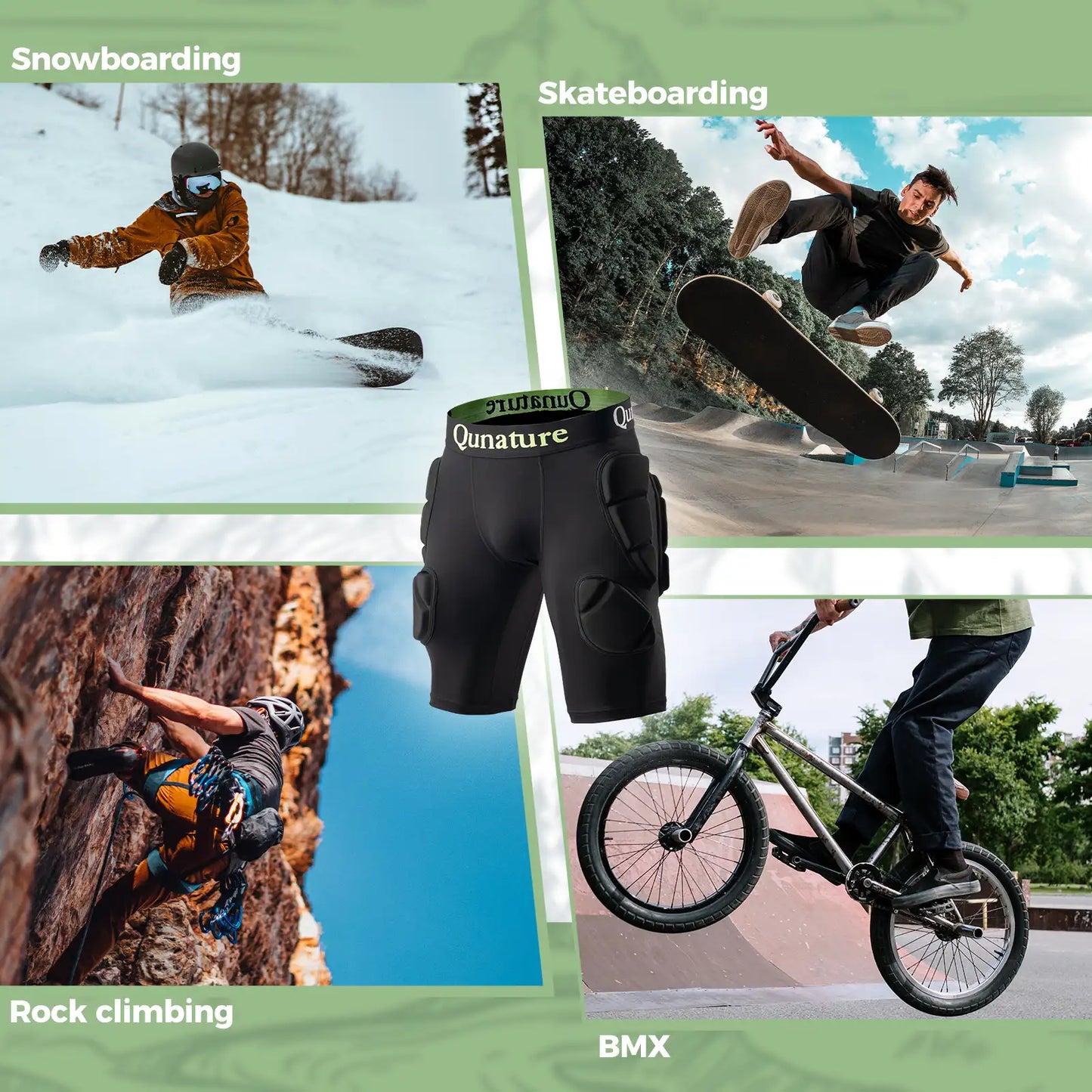 EVA Padded Ski Hip Protector with Enhanced Safety for Winter Sports