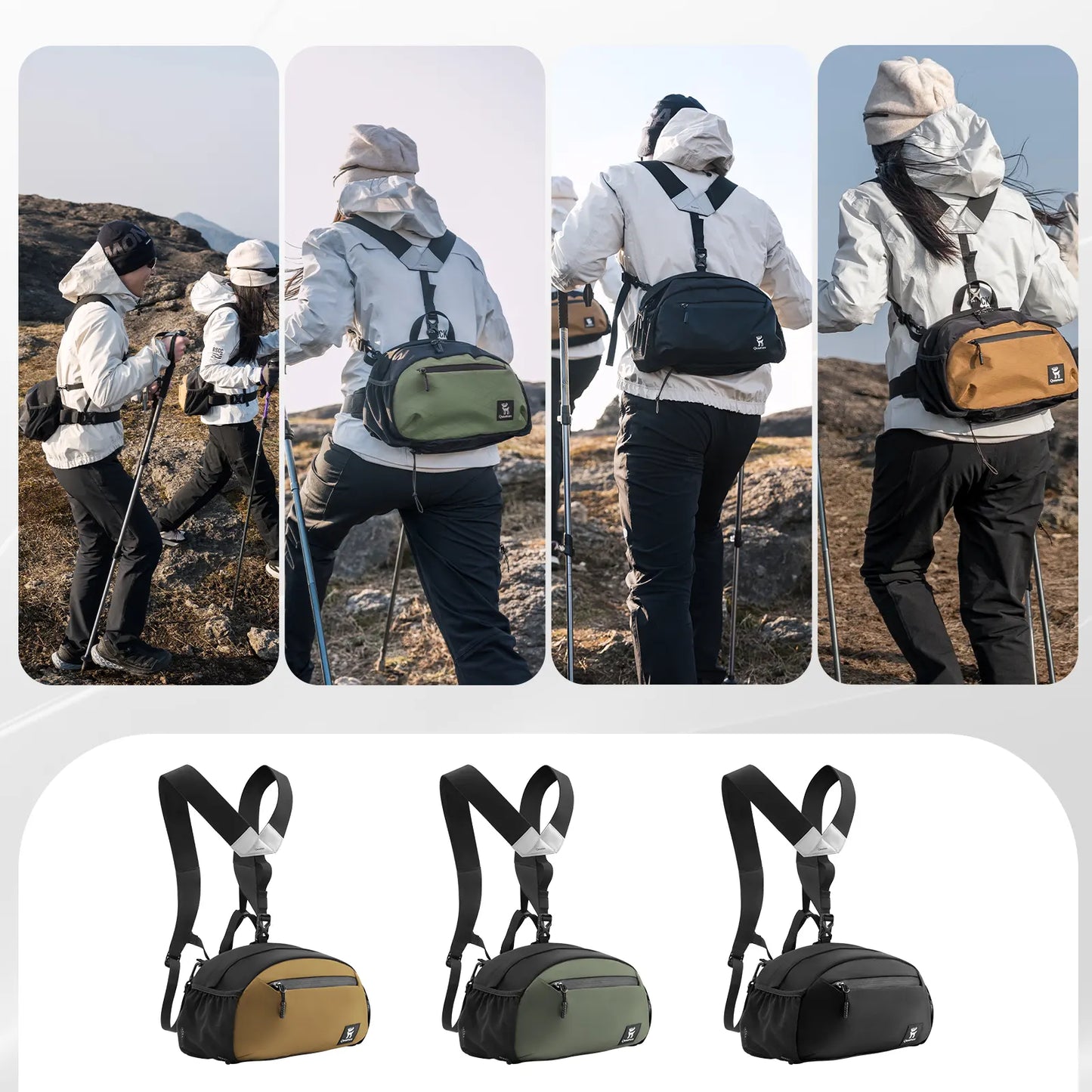 Lightweight Outdoor Backpack Waist Bag