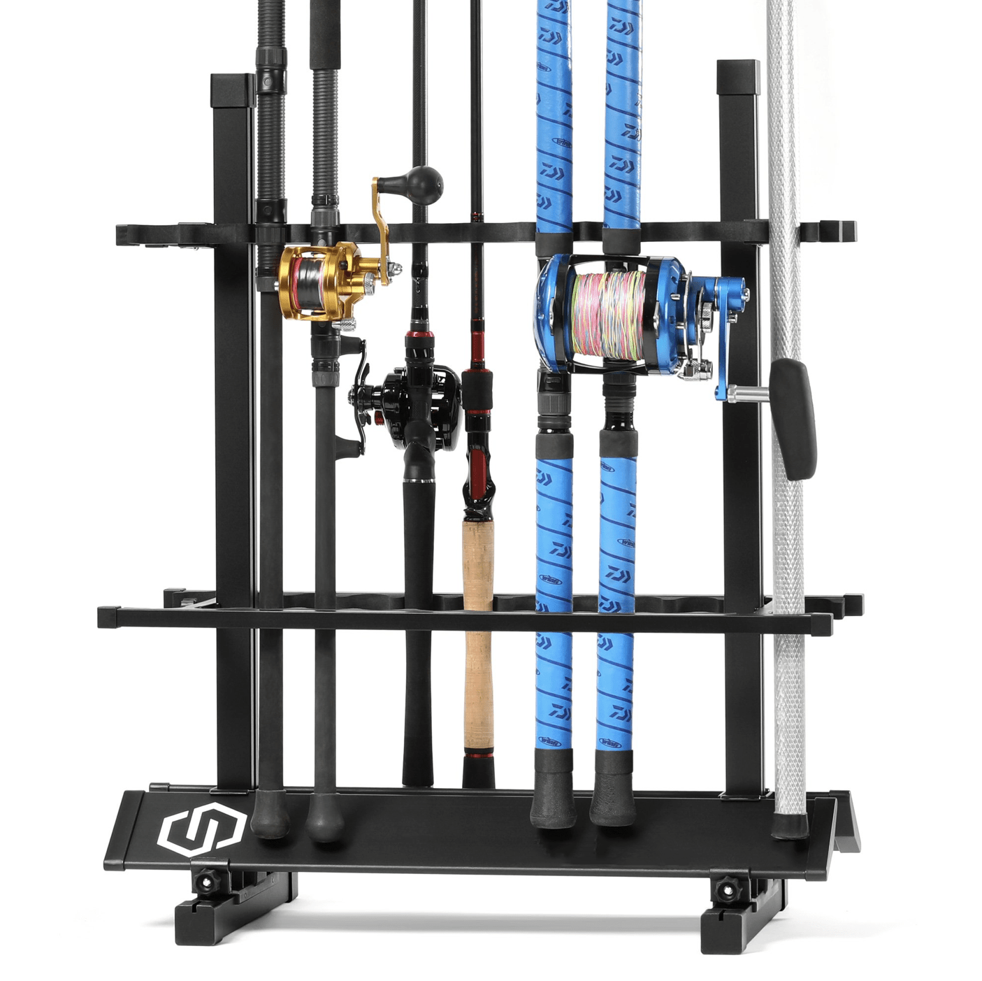 Fishing Pole Aluminum Rack (3 Sizes)