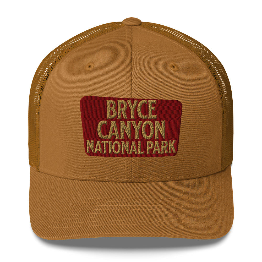 Bryce Canyon National Park Sign Embroidered Trucker Hat