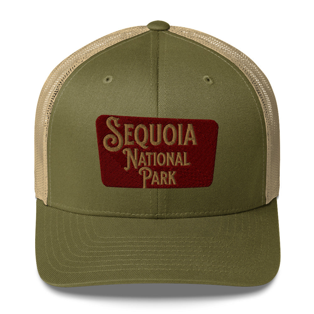 Sequoia Embroidered National Park Trucker Hat