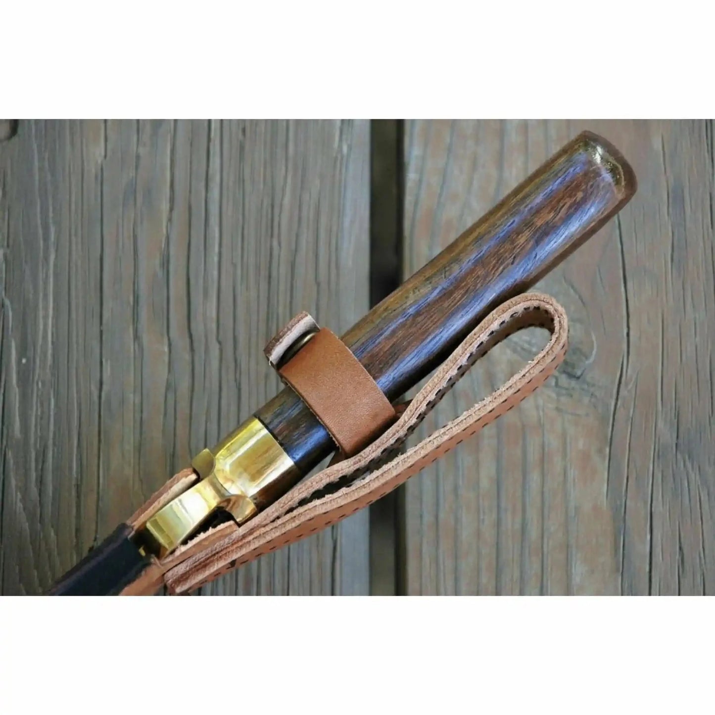 Sheffield Bowie Knife Clip Point Brass Guard Mirror Polish or Damascus Blade