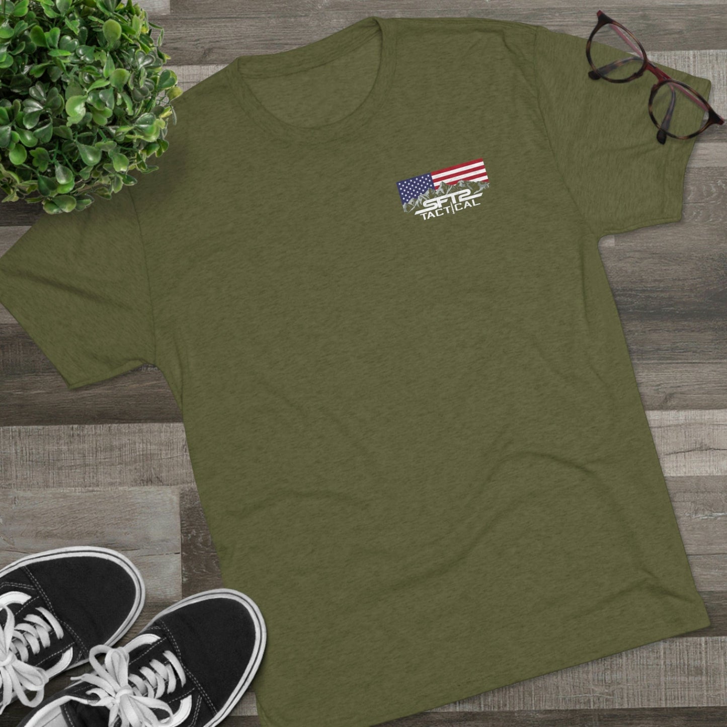 Over My Dead Body - Tri-Blend Crew Tee