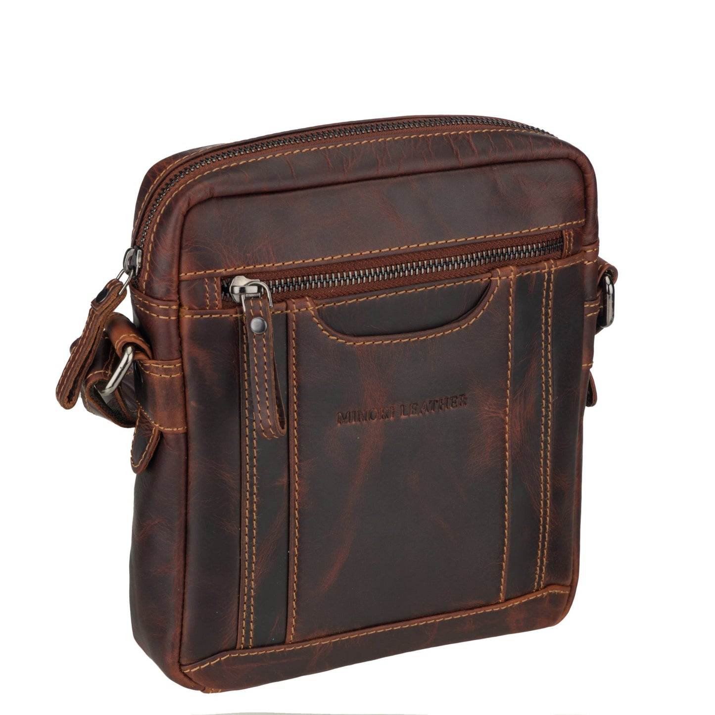 Asheville Messenger Bag Chestnut