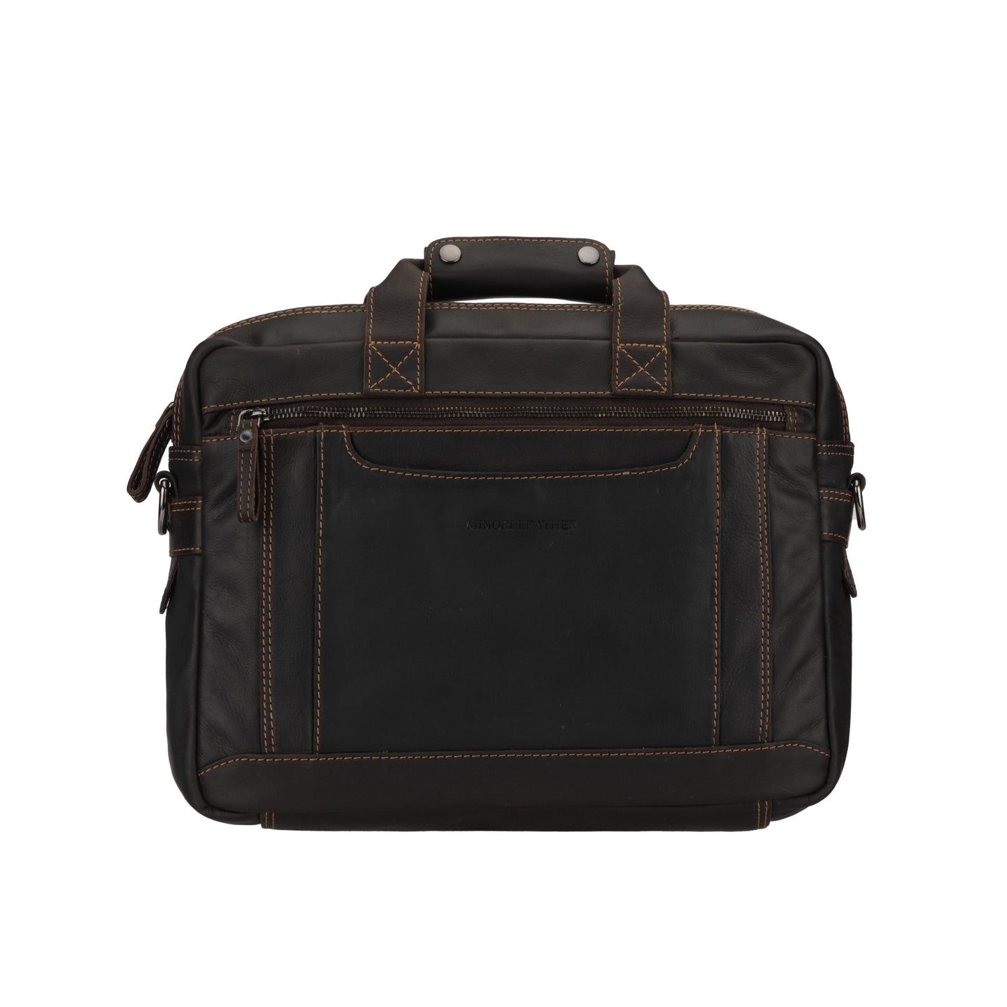 Seattle Briefcase Bag 14" Brown