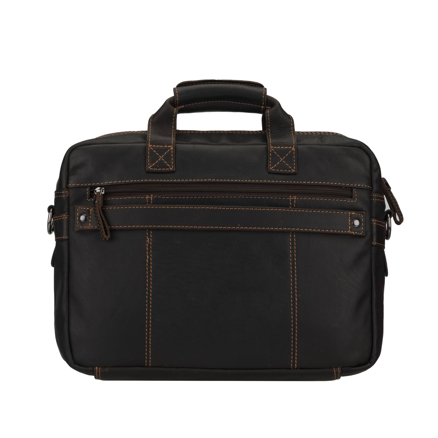 Seattle Briefcase Bag 14" Brown