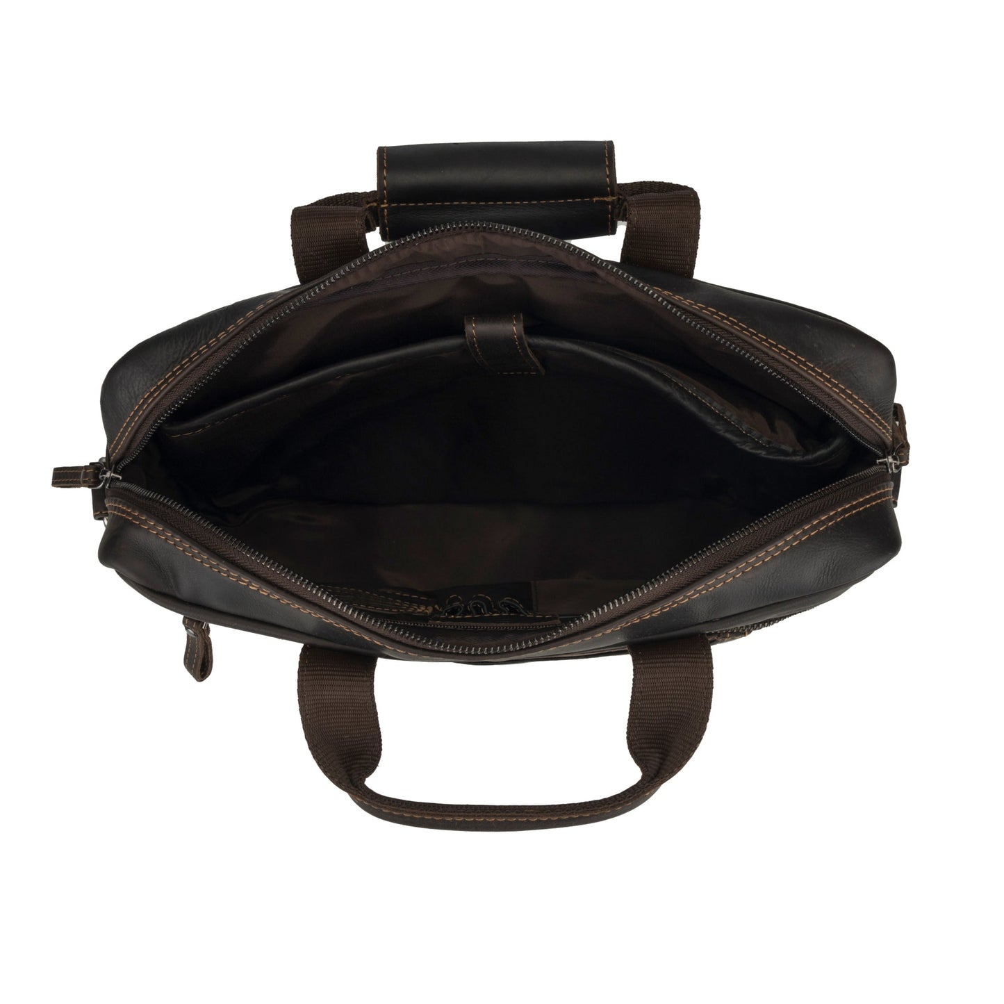 Seattle Briefcase Bag 14" Brown