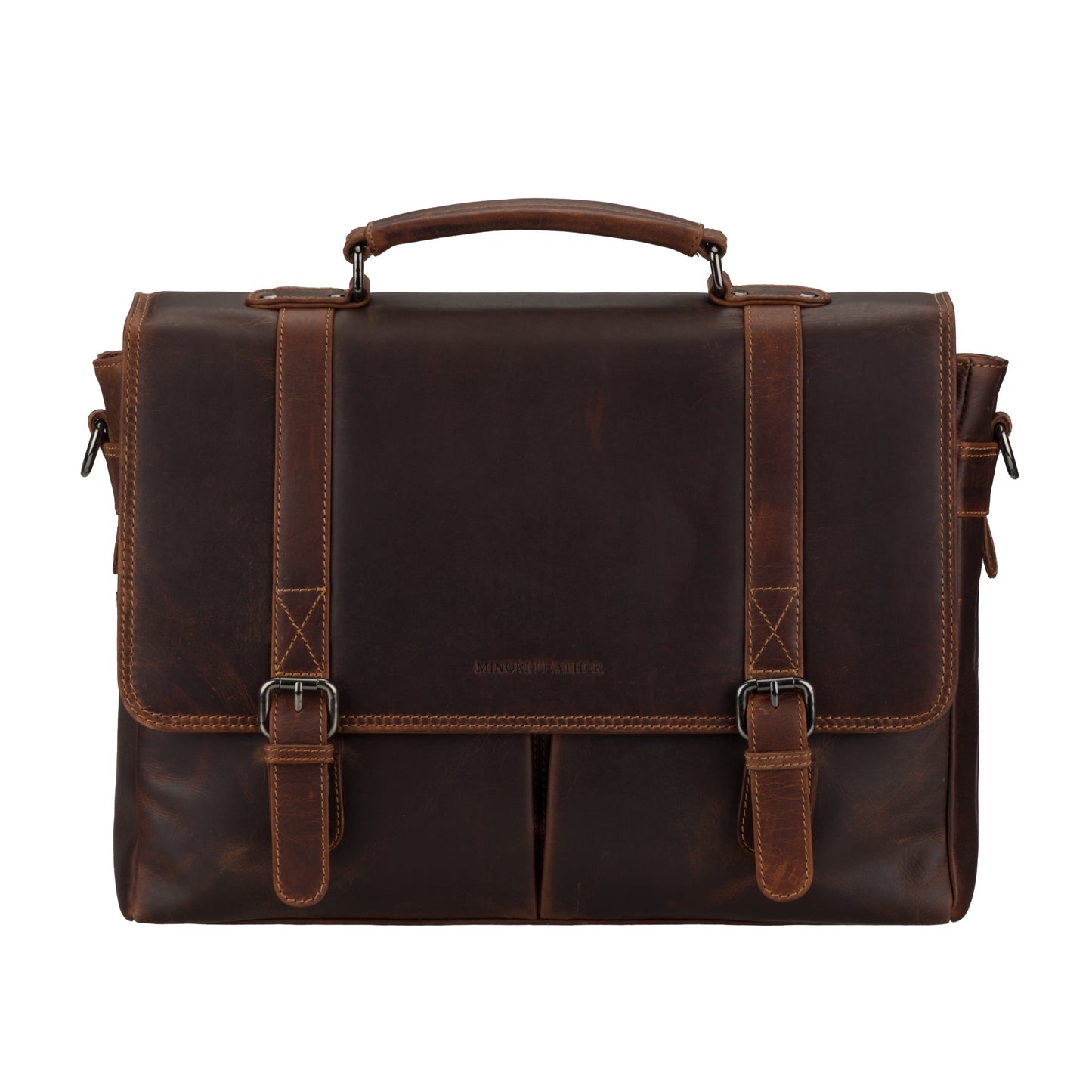 Boston Briefcase 16" Chestnut