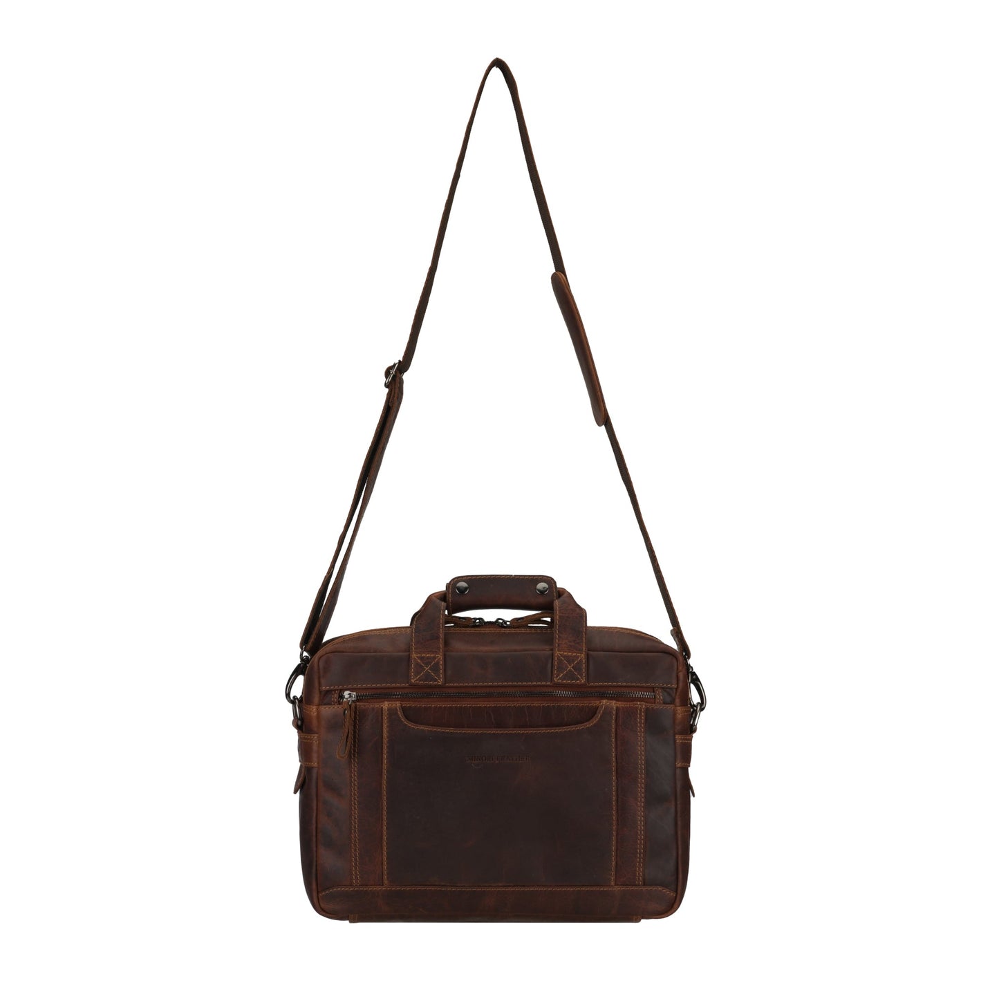 Seattle Briefcase Bag 14" Chestnut