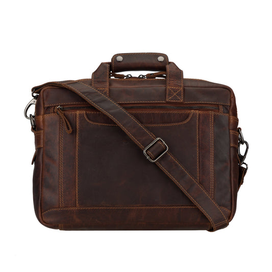 Seattle Briefcase Bag 14" Chestnut