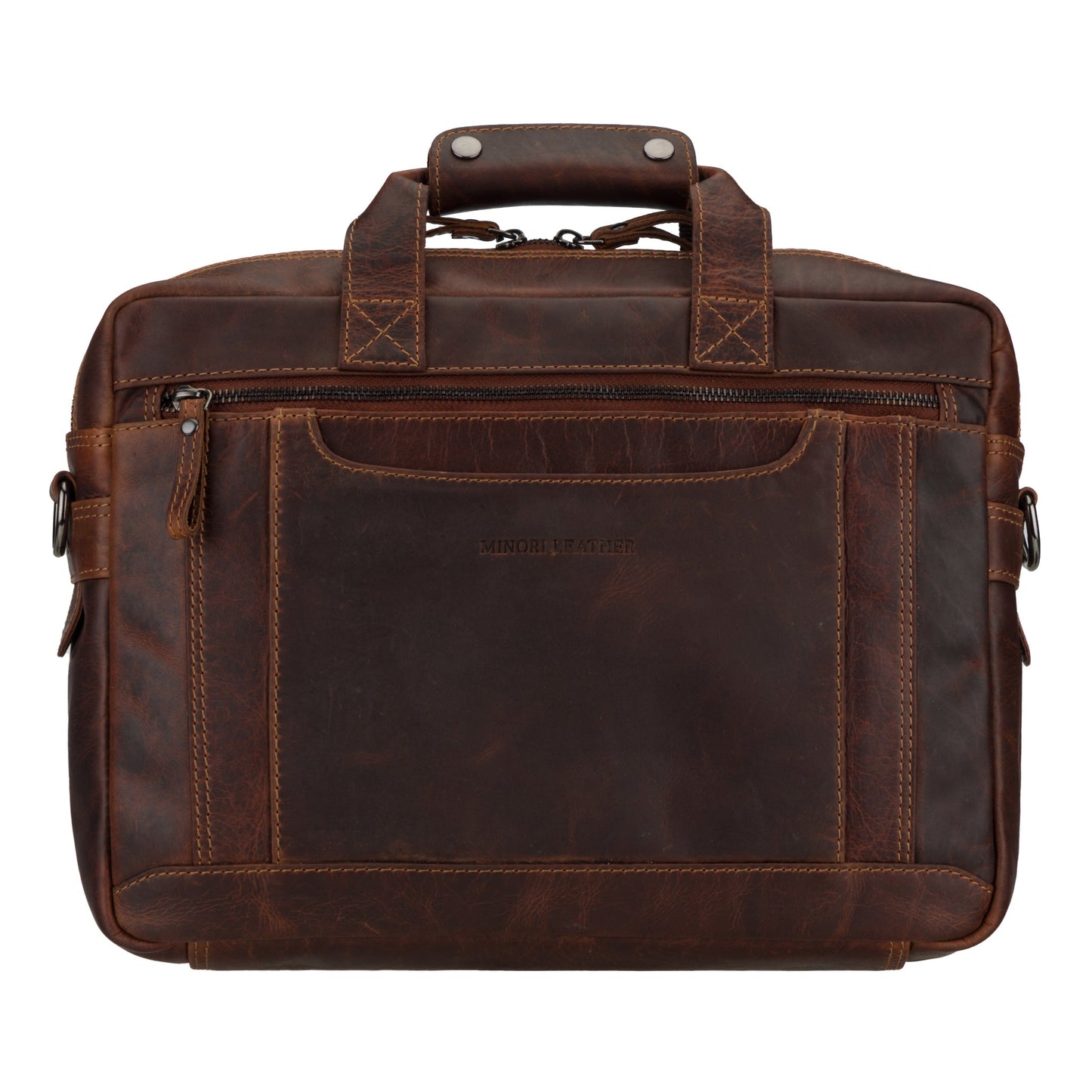 Seattle Briefcase Bag 14" Chestnut