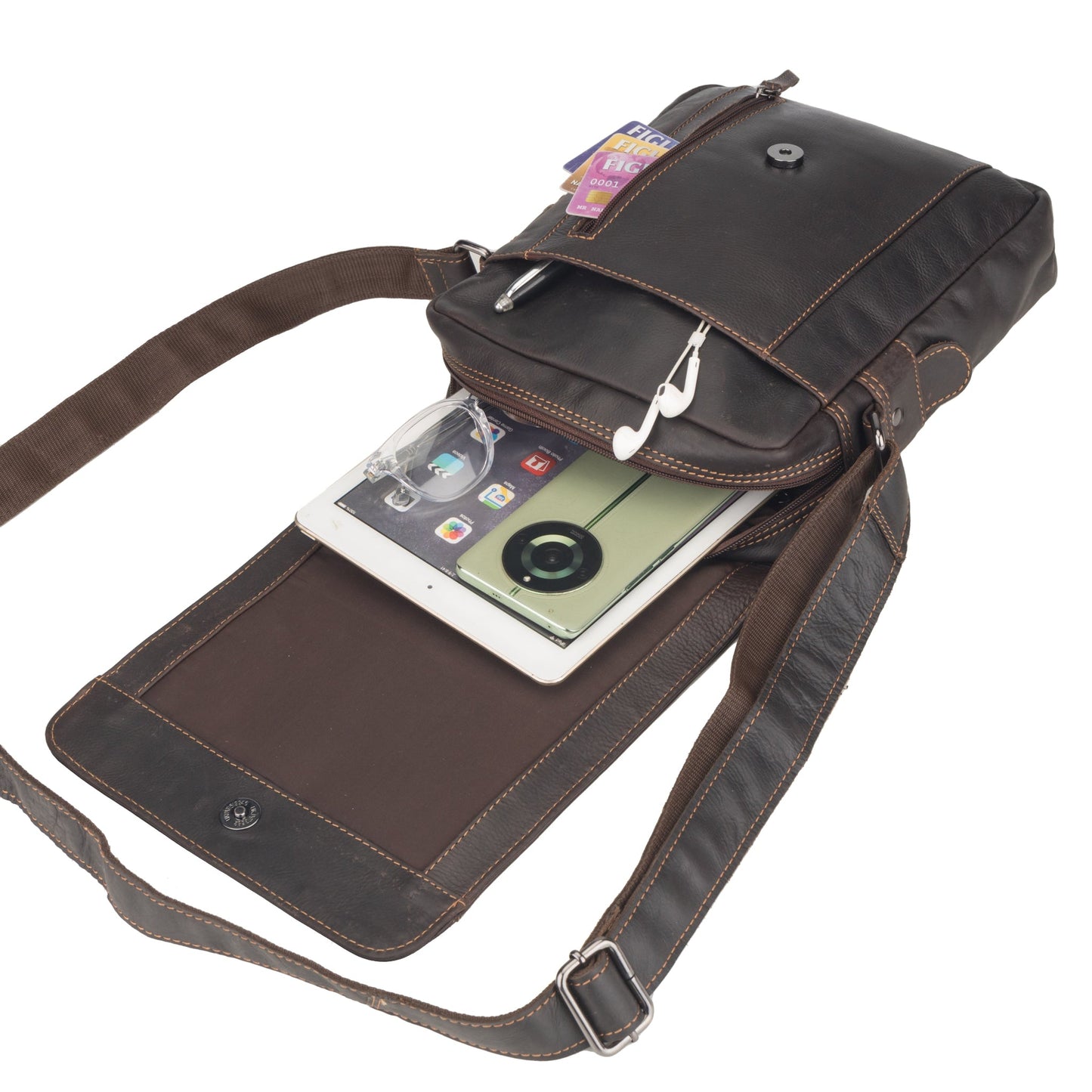 Boulder Messenger Bag Brown