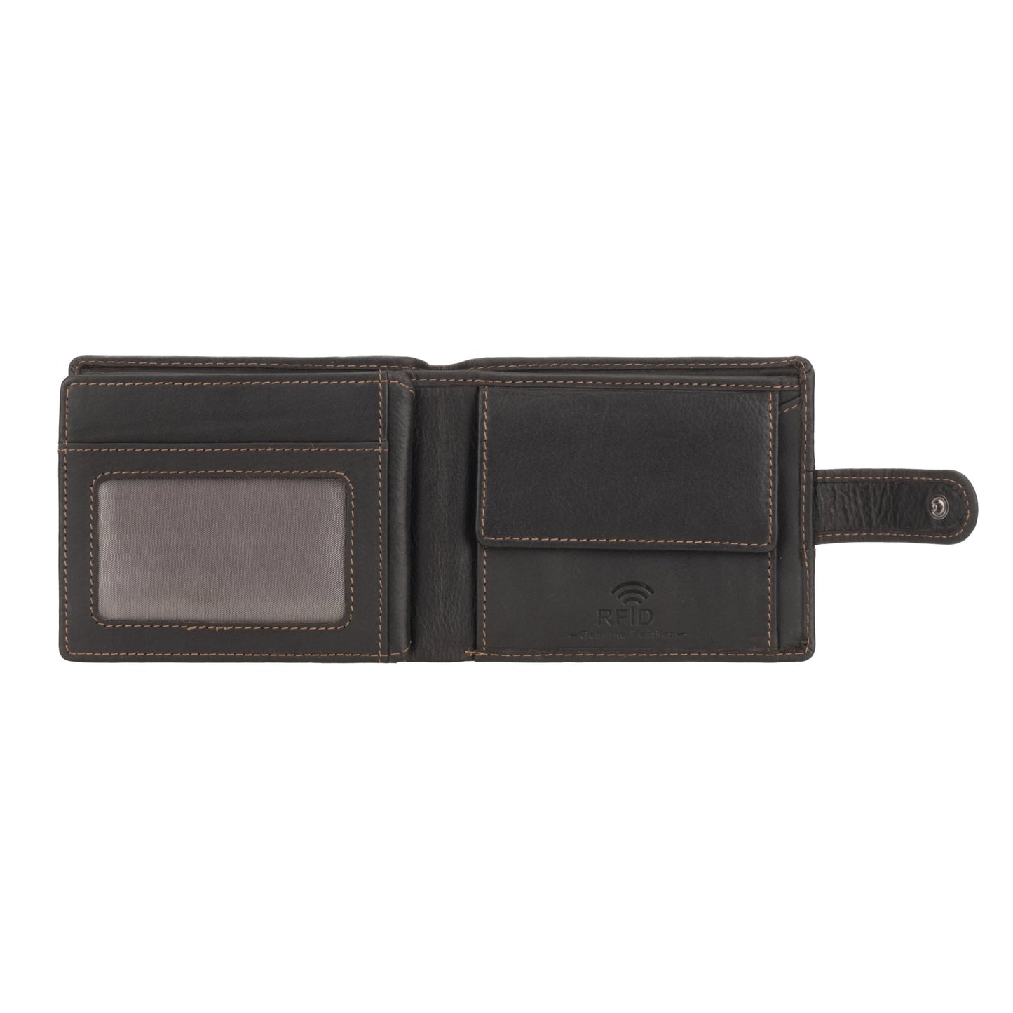 Phoenix Clip Wallet Brown