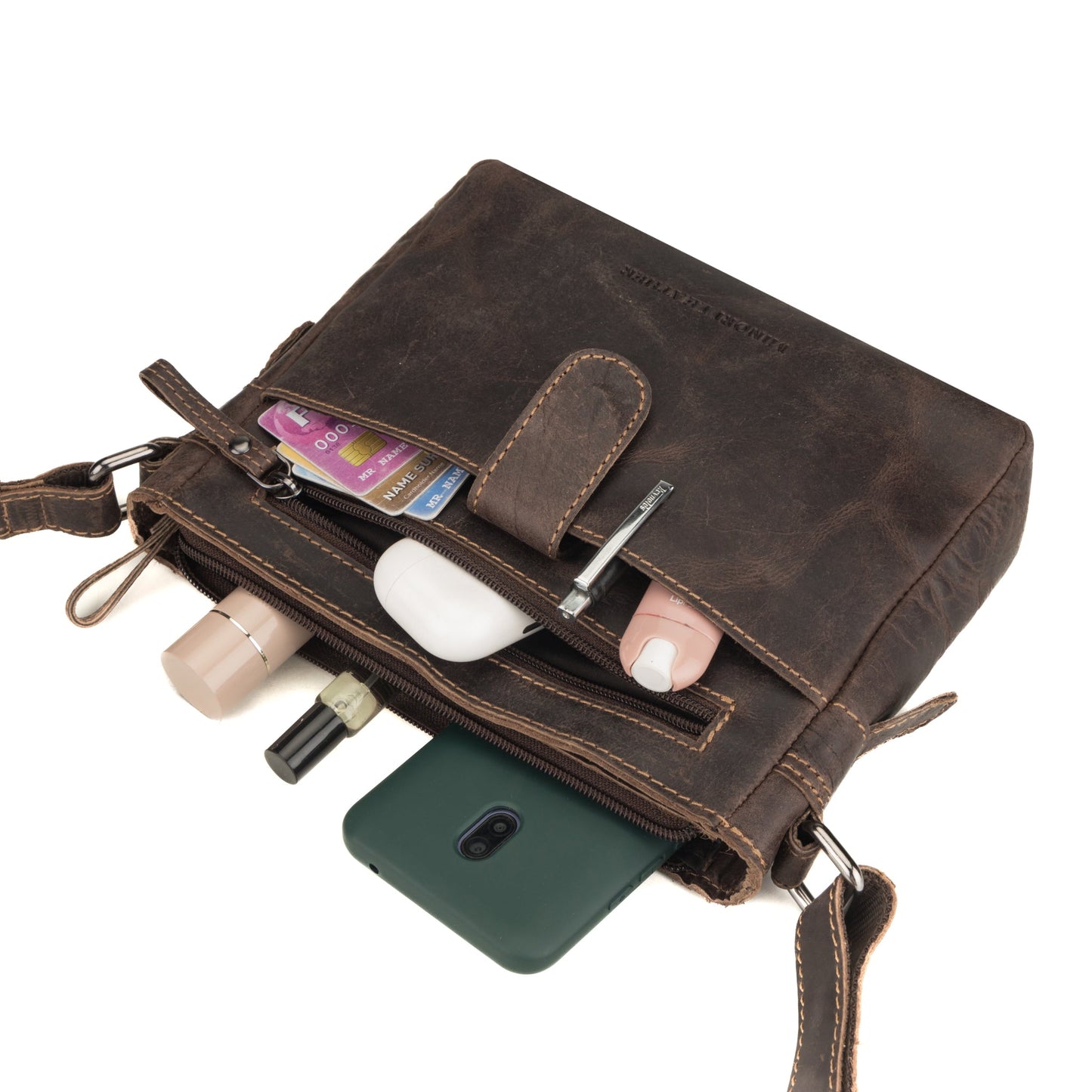 Kingston Crossbody Bag Brown