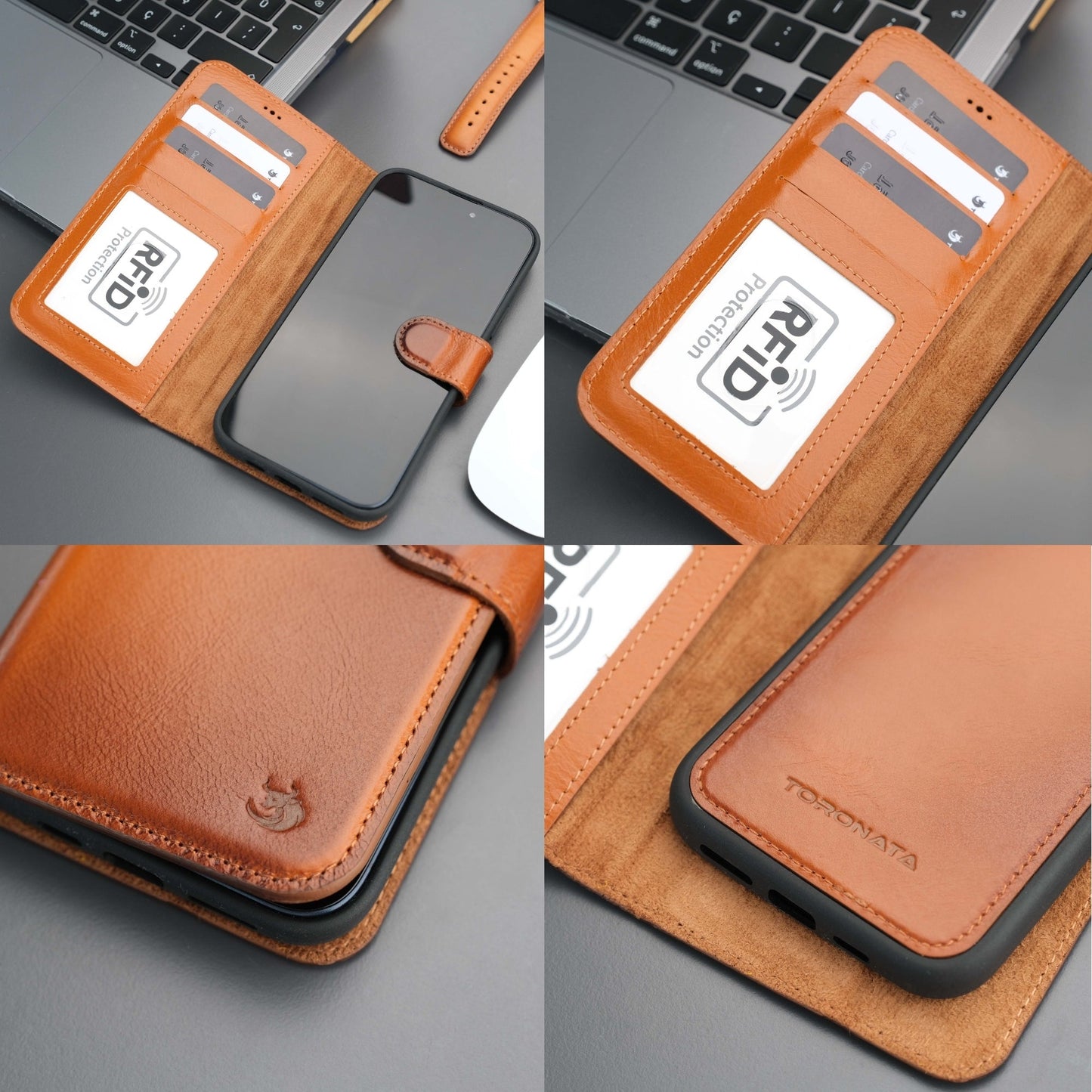 Casper Leather iPhone 14 Plus Wallet Case | MagSafe