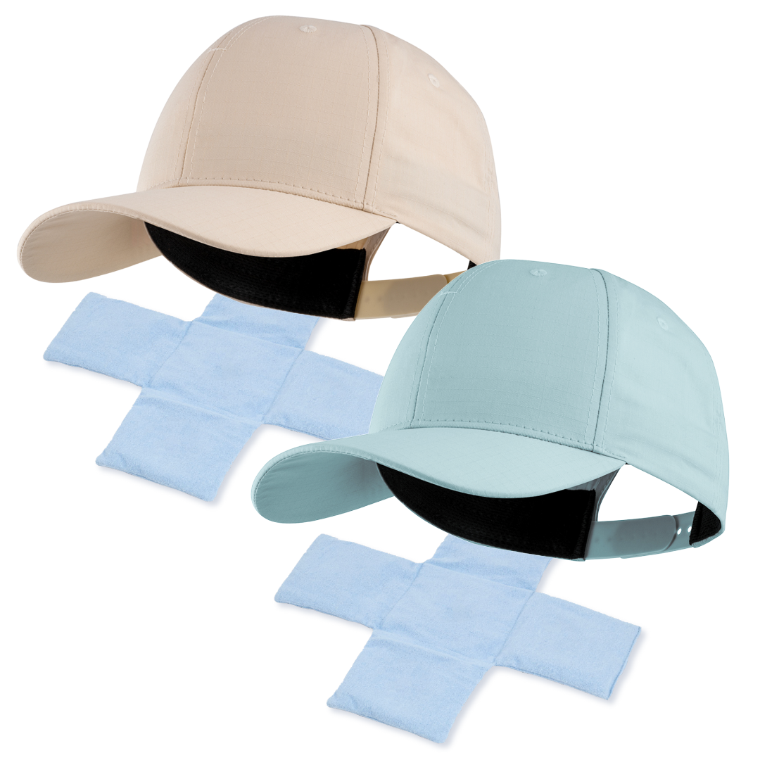 POWERCAP ICE Baseball Hat – Instant Cooling with Reusable Ice Packs UPF 50 Protection