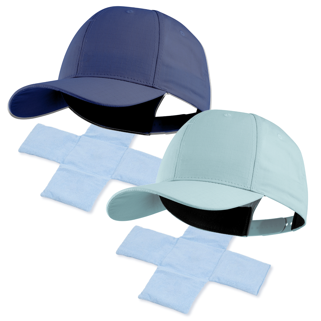 POWERCAP ICE Baseball Hat – Instant Cooling with Reusable Ice Packs UPF 50 Protection