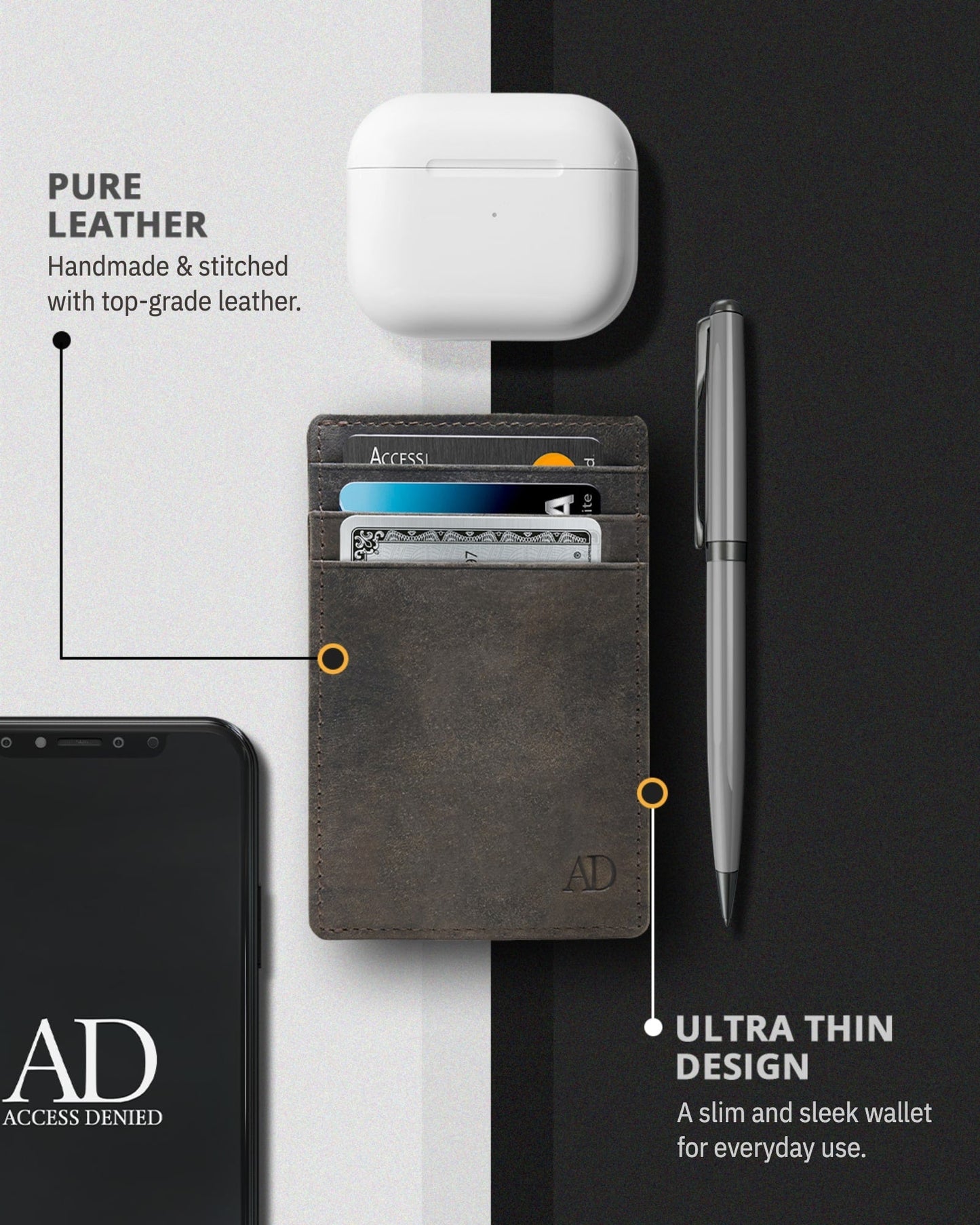 Slim Minimalist Card Holder