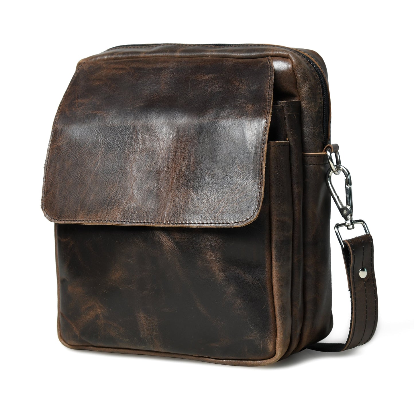 Enzo Brown Side Messenger